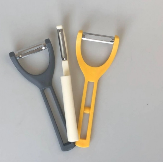 Нож экономка овощерезка для чистки овощей и фруктов 3 в 1 Винница - изображение 3