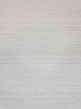 Шпалери вінілові на паперовій основі Sirpi Italian Silk 7 однотонні білі під тканина тонка срібна смужка Київ