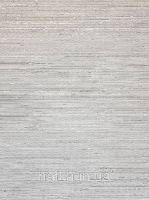 Шпалери вінілові на паперовій основі Sirpi Italian Silk 7 однотонні білі під тканина тонка срібна смужка Київ - фото 1