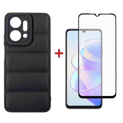 Чехол для мобильного телефона Dengos Kit for Honor x7a case + glass (Black) (DG-KM-55) Винница - изображение 1