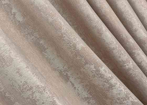 Комплект (2шт 1,2х2,7м) штор з тканини жаккард колекція "Sultan YL" Туреччина, колір бежево-пудровий 1290ш 39-121 Київ