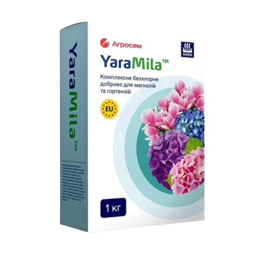 Добриво для магнолії та гортензії комплексне безхлорне 1кг Yara Mila Житомир