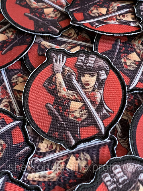 Печатный шеврон Куноити (Форма круг. На липучке) Размер 9x8.5см Киев - изображение 4