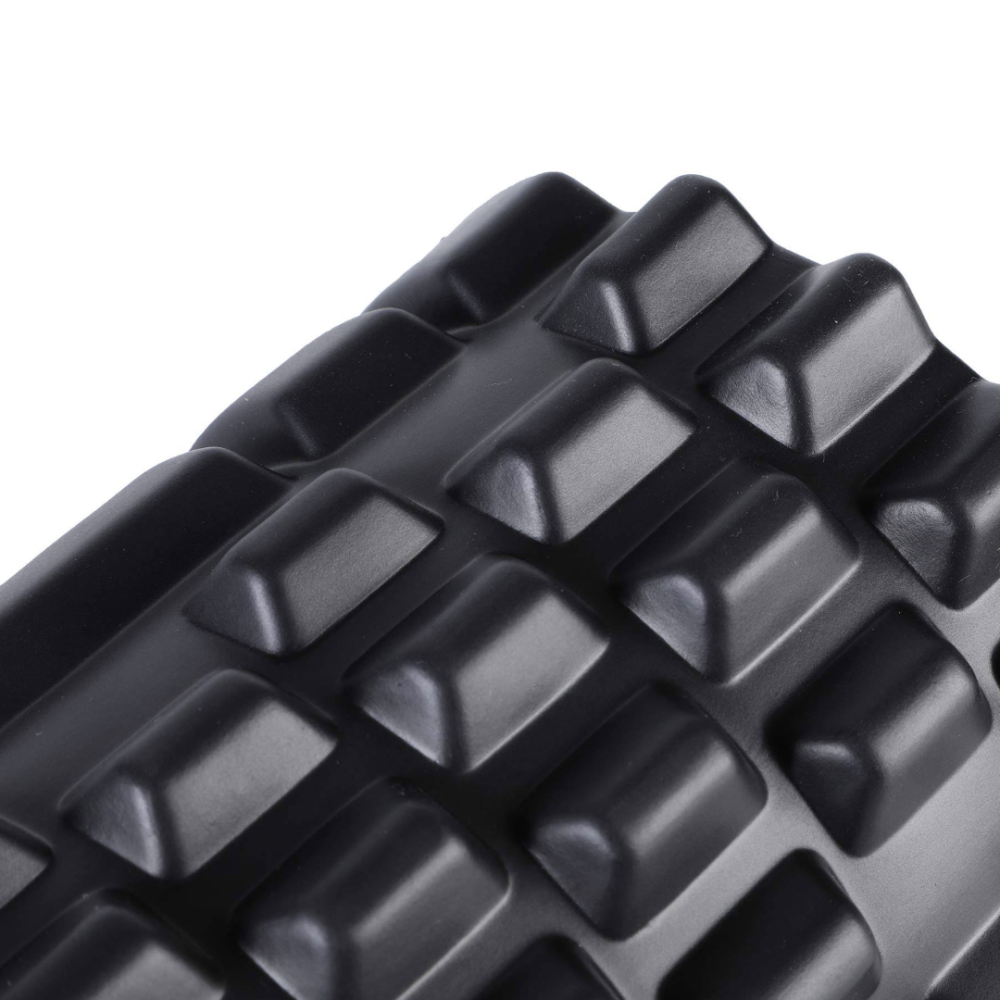 Масажний ролик для йоги та фітнесу York Fitness EVA 33,6 х 14,4см чорний Київ - фото 4