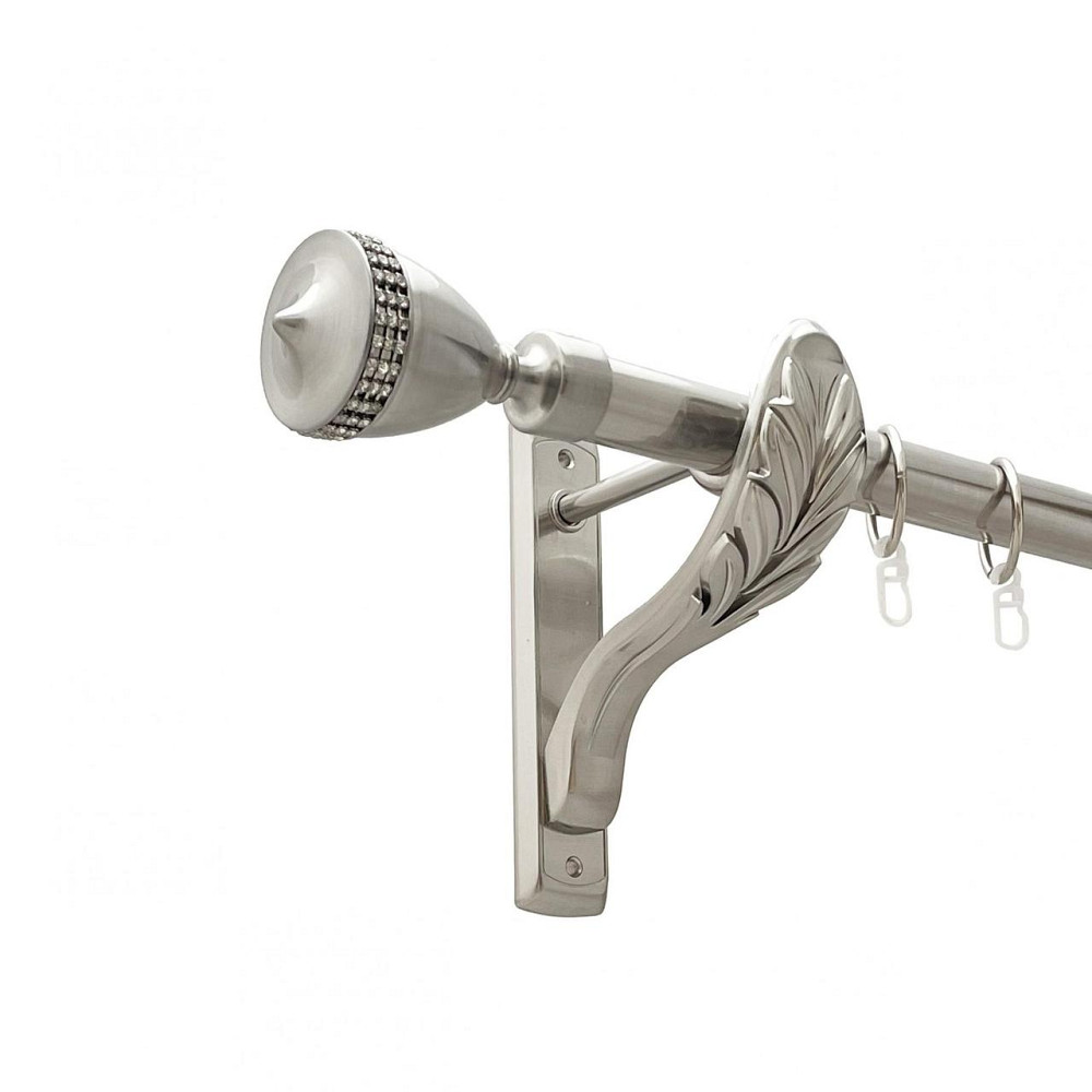 Карниз Orvit Етернія металевий однорядний ретро гладка труба кільце металеве Нержавіюча Сталь 25 мм 200 см (00-00021548) Львів - фото 1