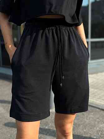 Шорты бермуды женские Черный 46-48 Харьков