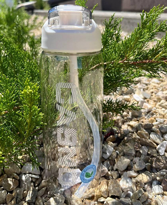 Пляшка для води CASNO 1000 мл KXN-1258 Біла Кам'янське - фото 2