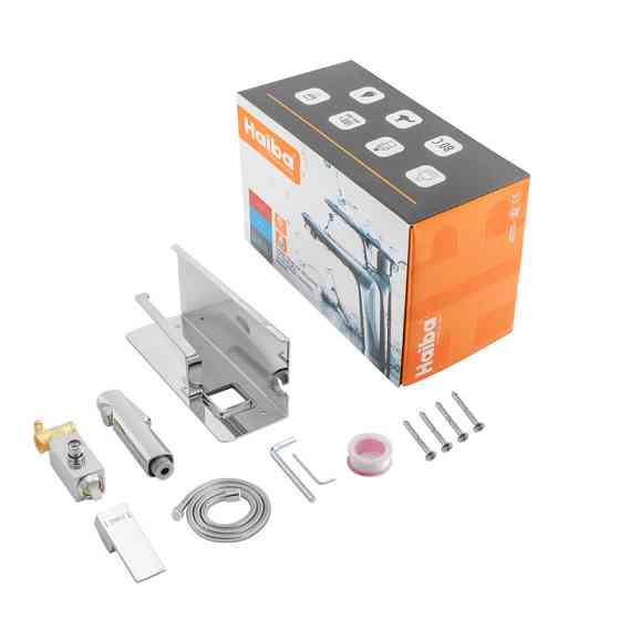 Гігієнічний змішувач Haiba GAUDI 069 з тримачем для туалетного паперу HB9596 Харків