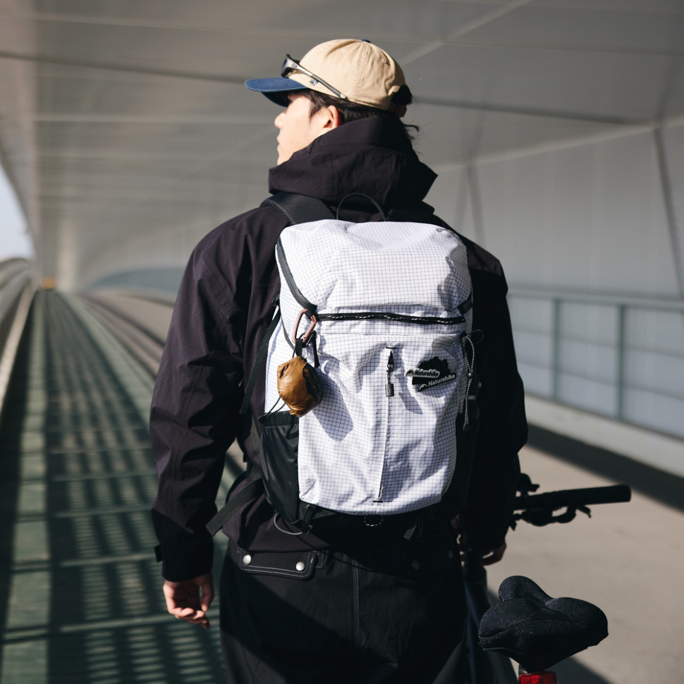 Рюкзак туристичний Naturehike Helium CNK2300BB017, 25 л, коричневий Київ - фото 11