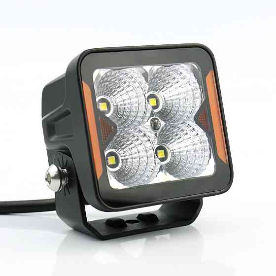 Светодиодная фара StarLight SL-W0120F квадратная, ближний рассеянный свет WHITE + DRL 20W 2400Lm 5700K 12/24V Харьков