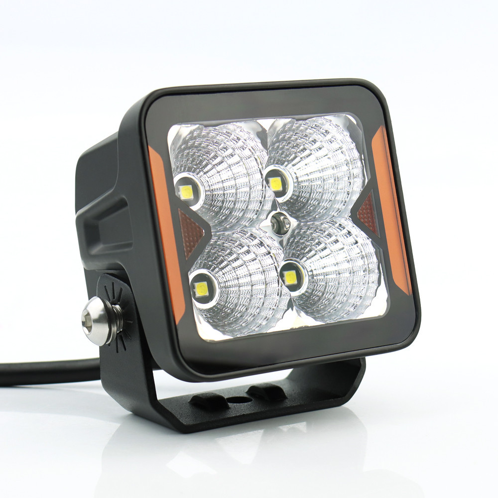 Світлодіодна фара StarLight SL-W0120F квадратна, ближнє розсіяне світло WHITE + DRL 20W 2400Lm 5700K 12/24V Харків - фото 5