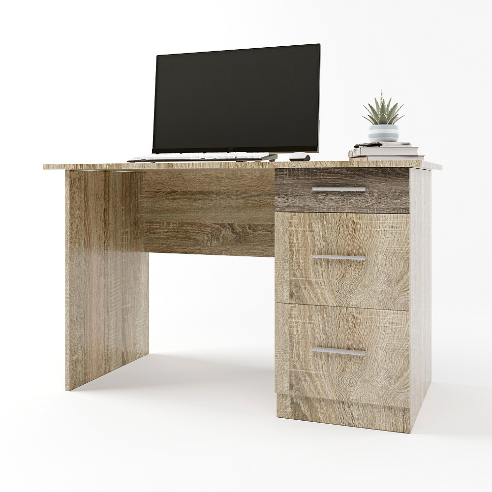 Письмовий стіл Еверест Школяр-4 сонома + трюфель (DTM-2166) Львів - фото 1