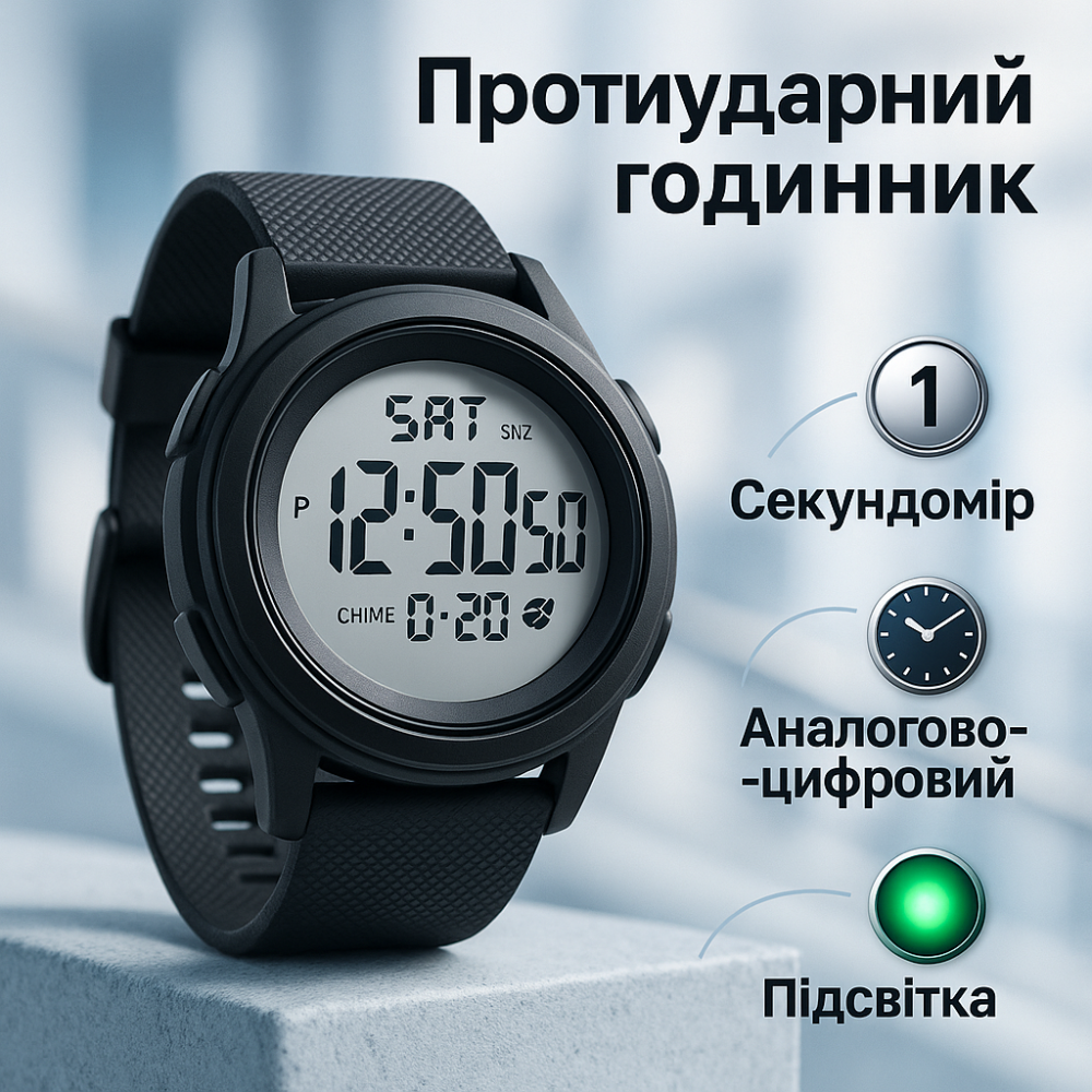 Наручний годинник на подарунок військовому SKMEI, Годинник для кемпінгу та відпочинку FB-76 Львів - фото 2