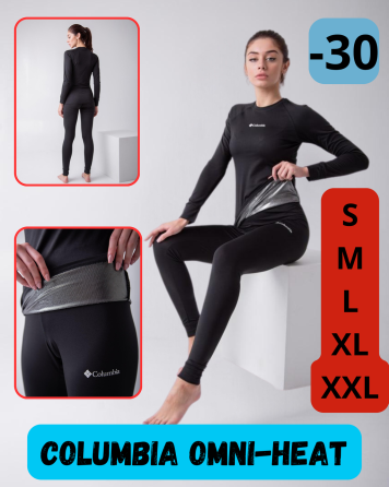Термобілизна жіноча Columbia OMNI HEAT комплект жіночої термобілизни Columbia зимова термуха XL WAR Львів