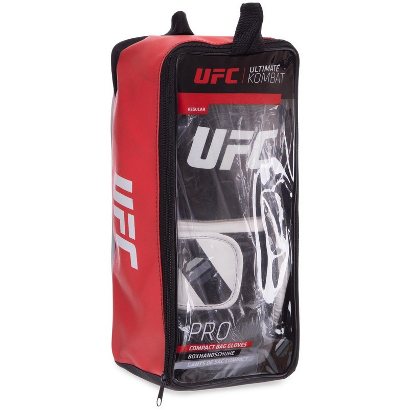 Перчатки боксерские UFC PRO Compact UHK-75004 размер S-M белый-черный Перчатки для бокса и единоборств Киев - изображение 5