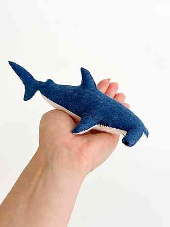 Мягкая фетровая игрушка акула-молот ручной работы – безопасная развивающая игрушка Киев