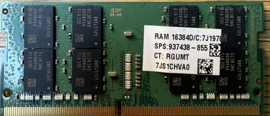 Память: Samsung 16 Gb. SO-DIMM , DDR4 2666MHz. Киев - изображение 1