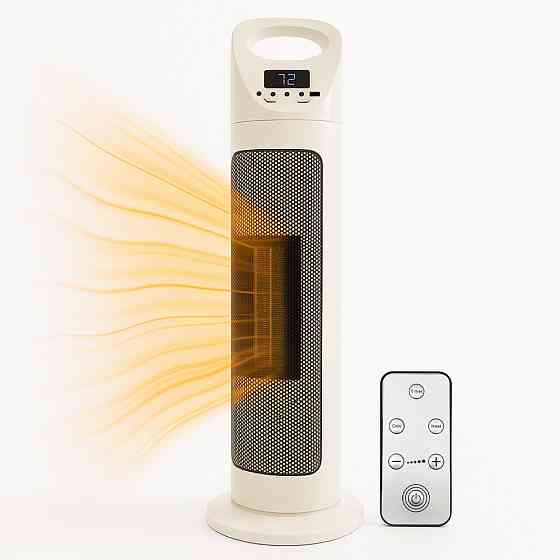 Тепловентилятор з пультом, зима-літо, 3500 Вт, BFX-768-1668 / Портативний тепловентилятор / Обігрівач повітря Київ