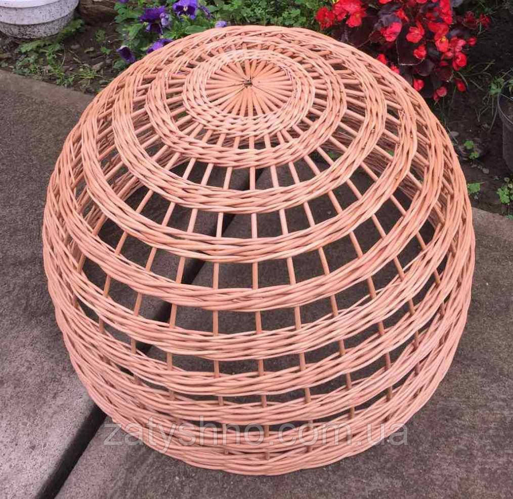 Плетеная люстра с лозы | люстры плетеная на заказ  | люстра плетеная в кафе Киев - изображение 1