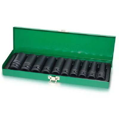 Набор головок Toptul торцевых ударных длинных 1/2