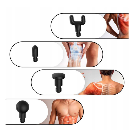 Массажер перкуссионный Bass Polska BH 12830 с LCD дисплеем 100 Вт Киев