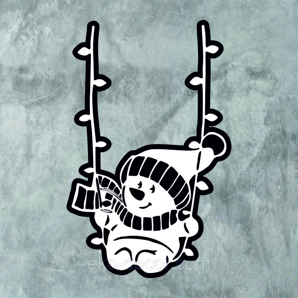 Декоративное настенное Панно «Снеговик», Декор на стену Киев - изображение 5