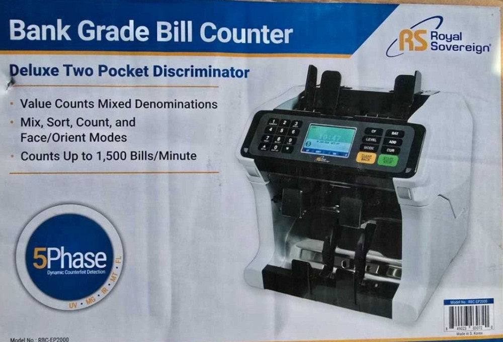 Новий лічильник банкнот Royal Sovereign RBC-EP2000   лічильник банкнот Royal Харків - фото 2