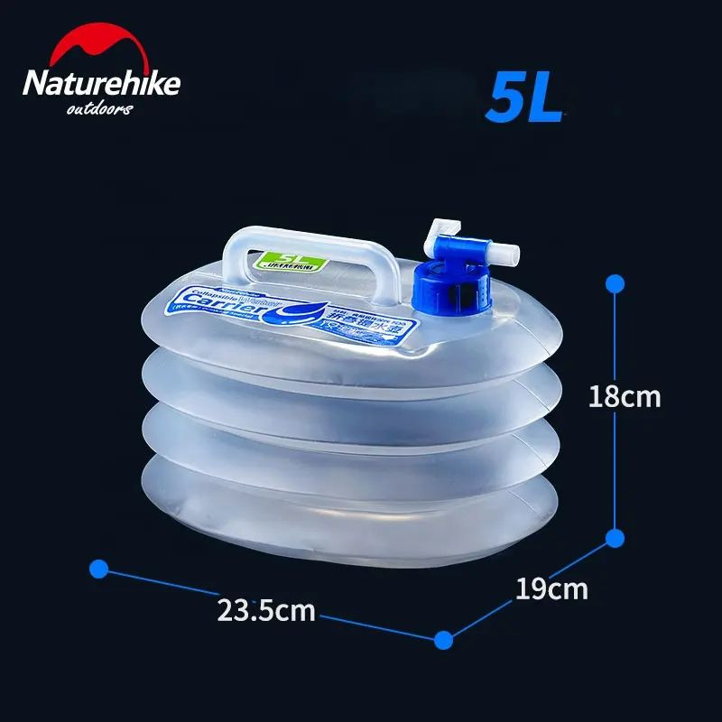 Каністра для води складана Naturehike LDPE4 NH14S002-T, 5 л Київ - фото 5