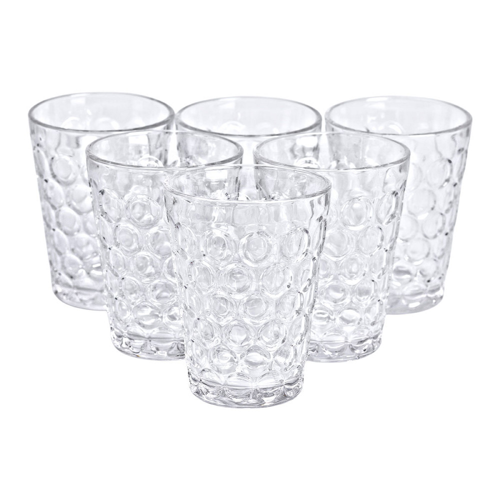 Yiwu Набір скляних склянок 6 шт. 400 мл для лимонадів, соку, води, коктейлів HP-YH-9 Киев - изображение 1