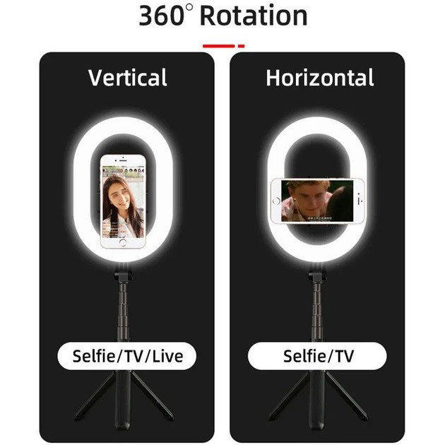 Освітлення для блогера Selfie Stick A8, Професійна лампа, Кольцевой свет, Лампа для тиктокерів RI-56 Львов - изображение 10
