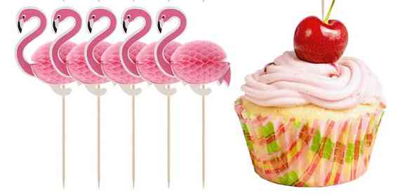 Шпажки для торта "Фламінго" - 2шт. Київ