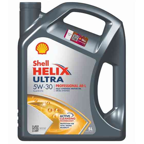 Shell Helix Ultra Professional AR-L 5W-30, 5 л — Преміум синтетична моторна олива для дизельних двигунів Ковель