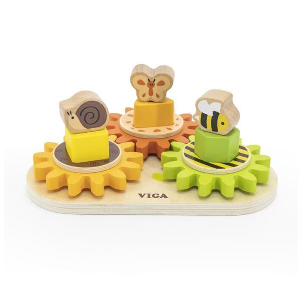 Розвивальна іграшка Viga Toys Звірята на шестерінках (44690) Харків - фото 5
