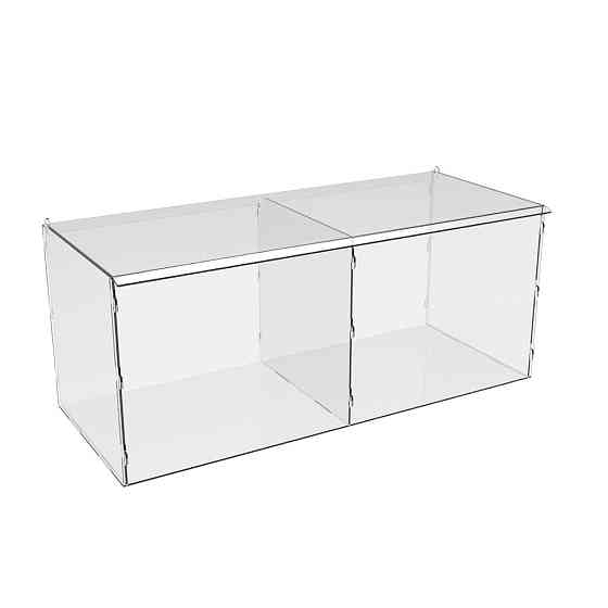 Коробка акрилова EKOSTAR 2 комірки 440х180х180 з кришкою Київ