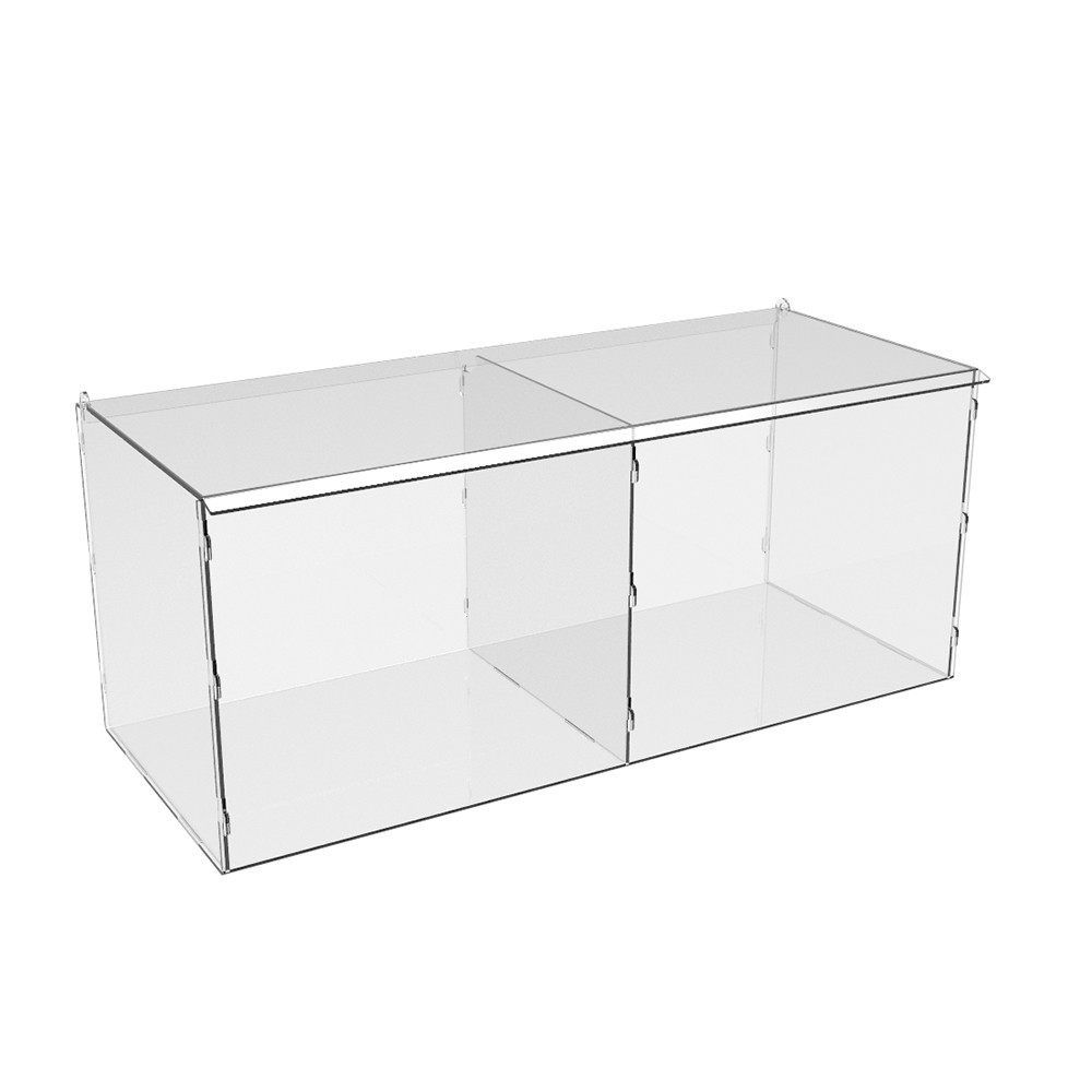 Коробка акрилова EKOSTAR 2 комірки 440х180х180 з кришкою Київ - фото 2