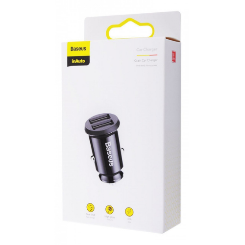 Автомобільний зарядний пристрій BASEUS CCALL-ML01 5V 3,1А чорний Житомир - фото 6