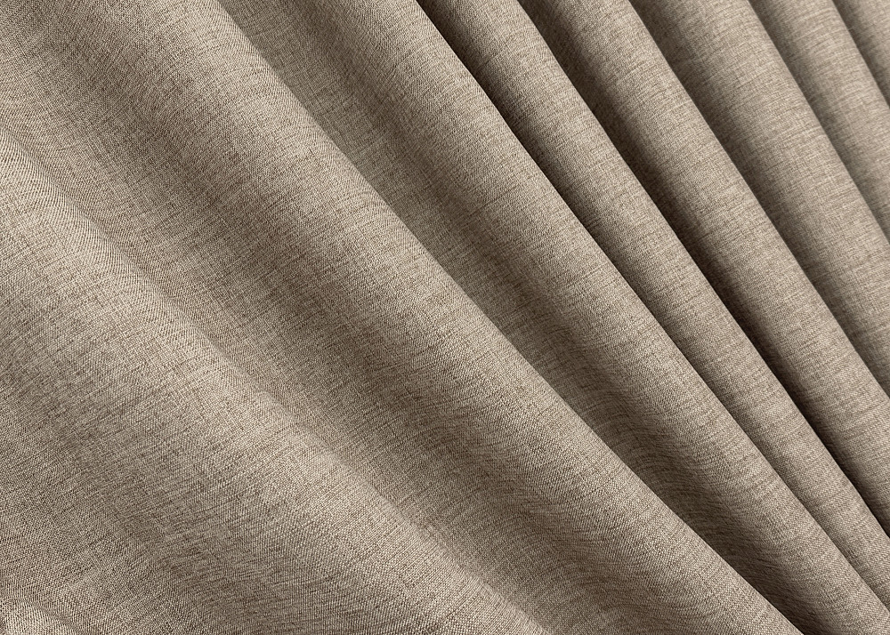 Комплект готовых штор VR-Textil Лен ALORA-TON № 1876ш Капучино 125х290см 2 шт (39-0083) Киев - изображение 6
