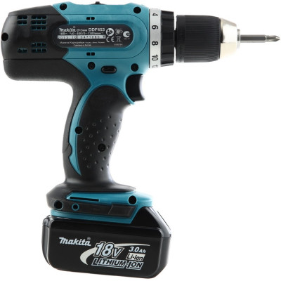 Шуруповерт Makita DDF453RFE 2x3Ah, кейс, ЗП (DDF453RFE) Вінниця - фото 3