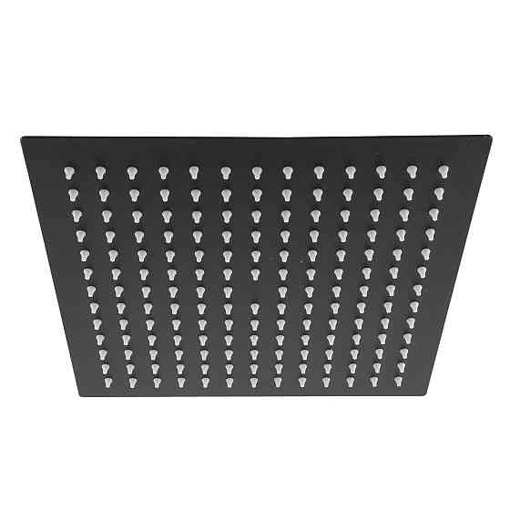 Душова лійка TSQ-250-BL Тропик SUS304 чорна матова 250*250мм , TOPAZ (000020811) Київ