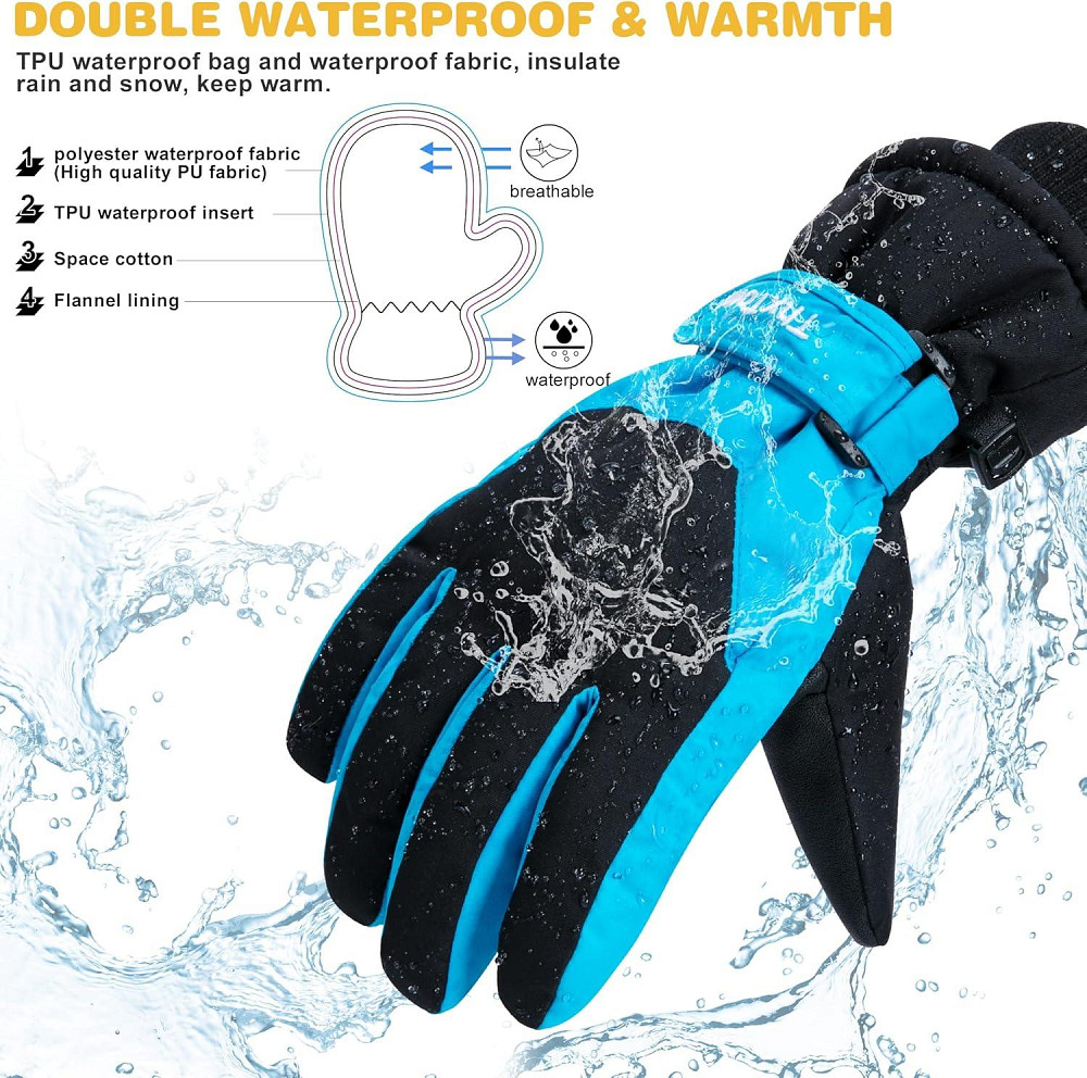 Зимові рукавички ThxToms Kids на 11-14років Луцьк - фото 2