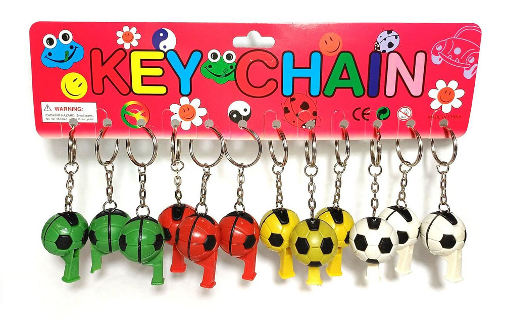 Брелок свисток Футбольний м'яч 12 шт Київ - фото 2