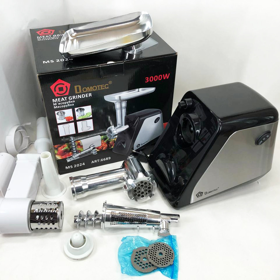 Мясорубки для ресторанов DOMOTEC, Электрическая мясорубка с металлическим редуктором XO-16 Львов - изображение 5
