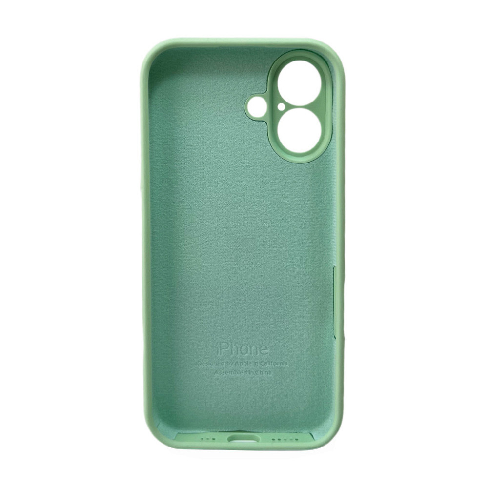 Чохол для смартфона Silicone Full Case AA Camera Protect for Apple iPhone 16 51,Avokado Green Київ - фото 3