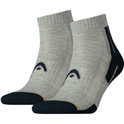 Носки Head Qperformance Quarter 741018001-650 2 пари Сірий/Синій 35-38 (8718824326856) Винница - изображение 1