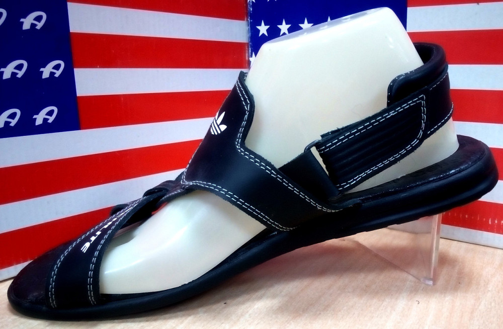 Мужские кожаные сандалии Adidas Киев - изображение 6