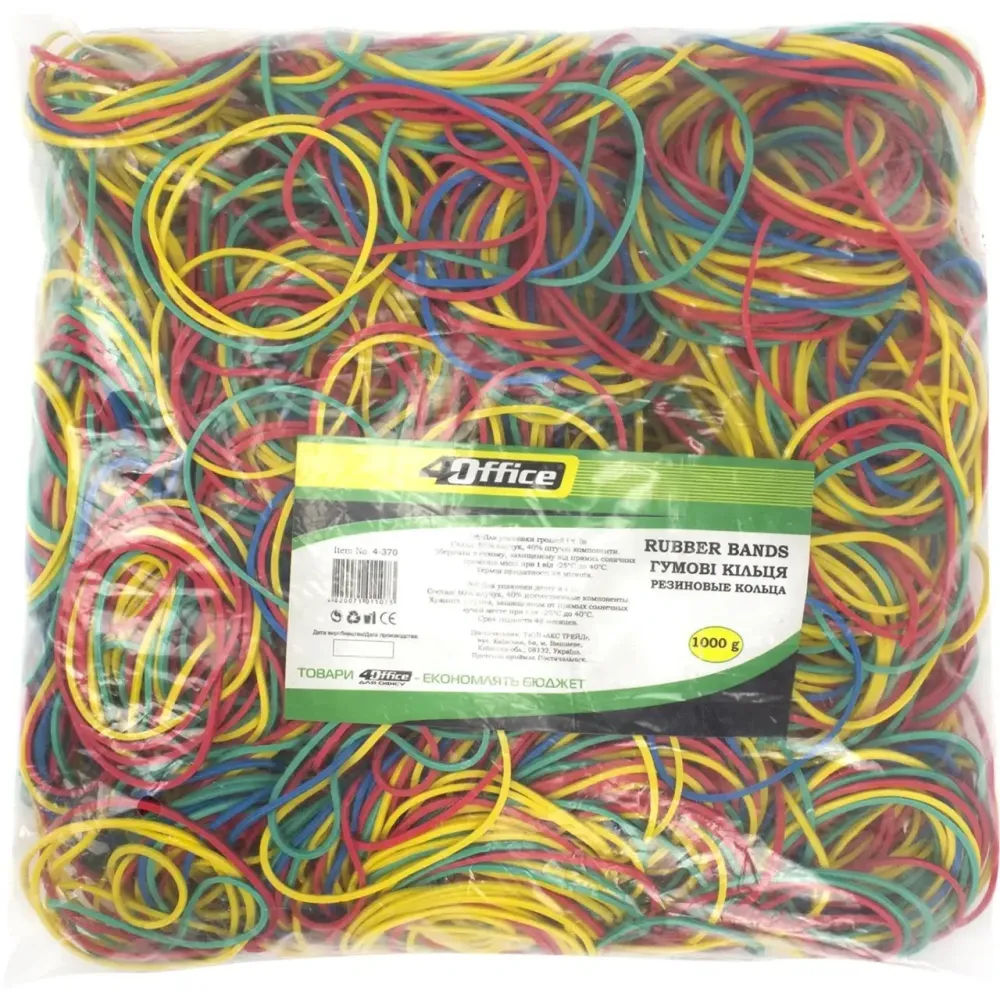 Гумки для грошей "4Office" 1000гр 4-370, шт Київ - фото 1
