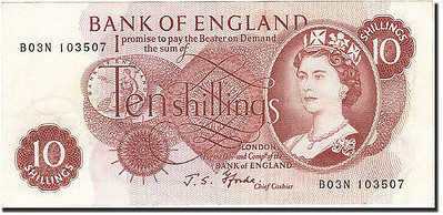 Великобританія/Great Britain 10 shillings (1960-1964) Pick 373 Полтава - фото 1