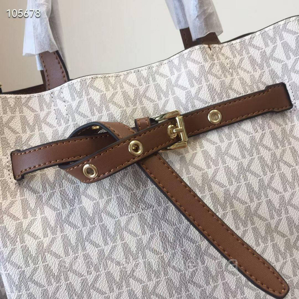 Брендовая женская сумочка MK Emilia grey LUX Киев - изображение 9