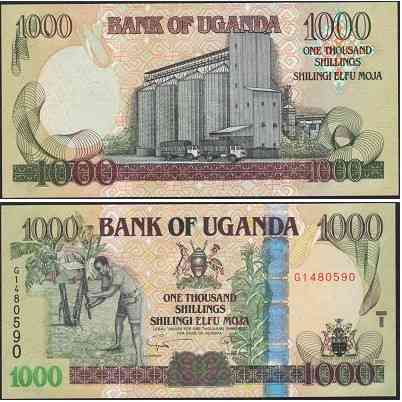 Уганда/Uganda 1000 shilings 2009 Pick43 UNC Полтава
