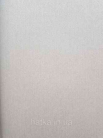 Обои виниловые на флизелиновой основе Rasch Incanto 1.06х10 однотонные тонкая полоска с глянцем светло серые Киев